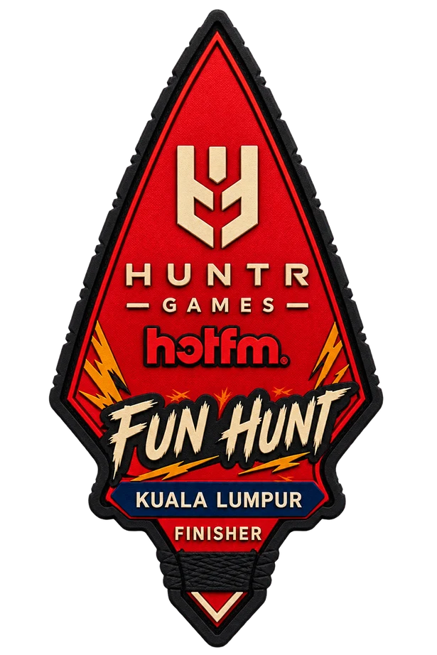 HOT FM Fun Hunt finisher badge