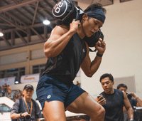 Sandbag carry box stepover