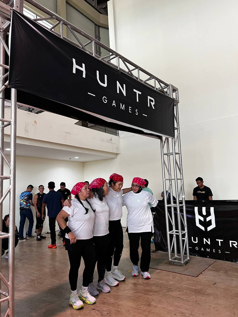 A team of women aged 60 and above at HUNTR GAMES