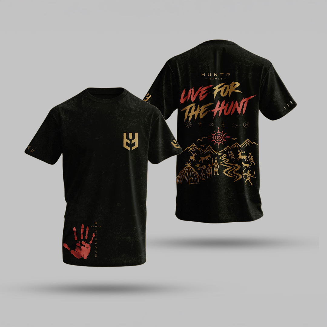 HUNTR Tee BLACK — Live for the Hunt