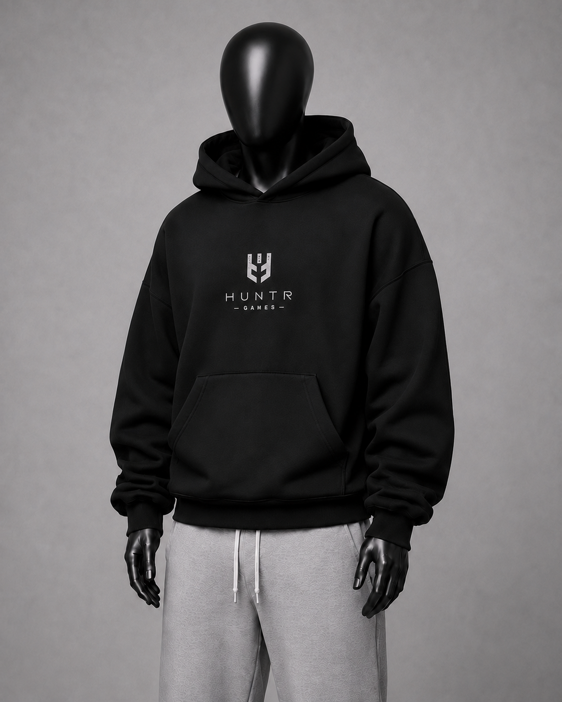 HOODIE EARTH FLOW BLACK 